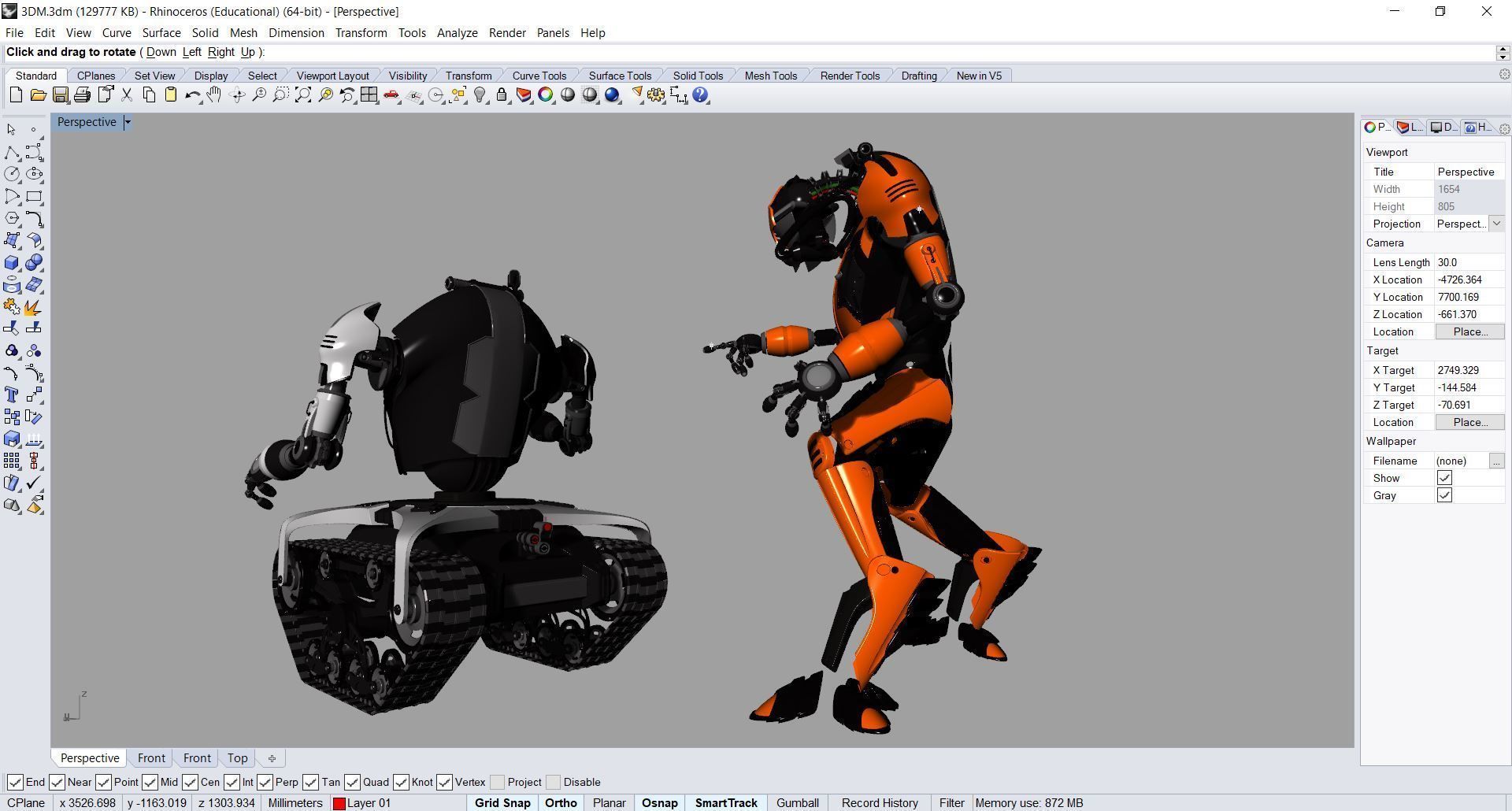 Robot N04 3D model_3
