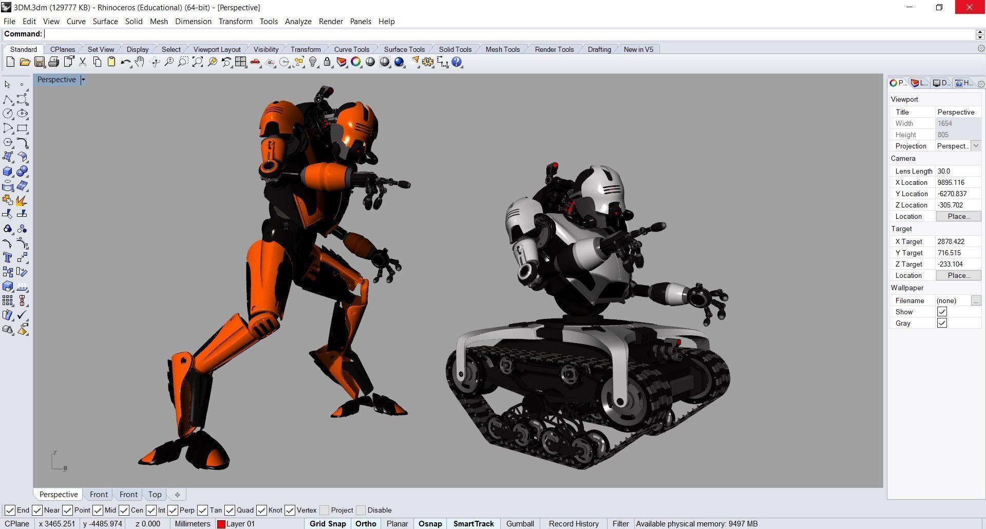 Robot N04 3D model_14