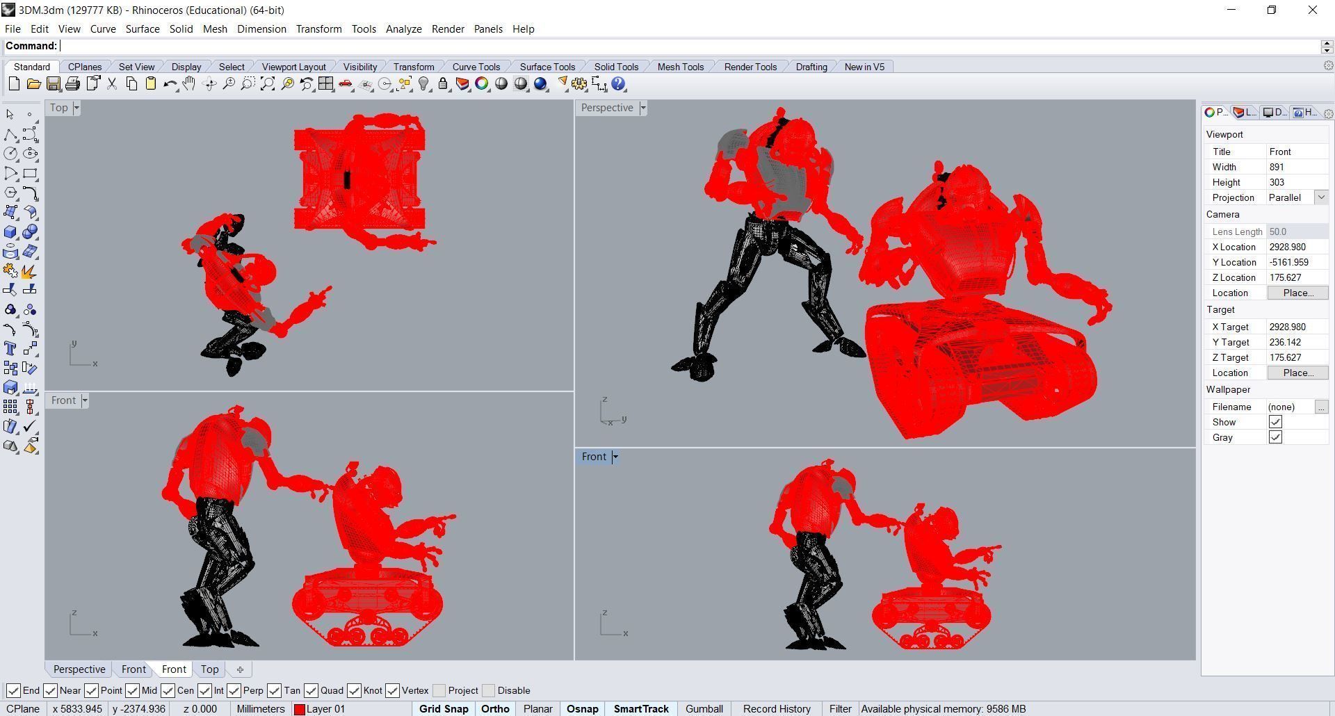 Robot N04 3D model_10