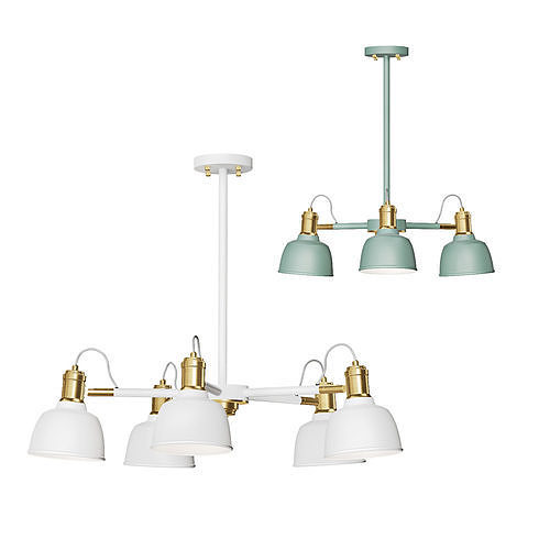 Scandinavian style ceiling chandelier VINLAND CH 3D model