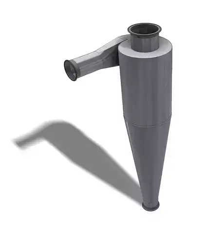 HIGH EFFICIENCY CYCLONE 300mm FOR PNEUMATIC TRANSPORT LINE 3D model