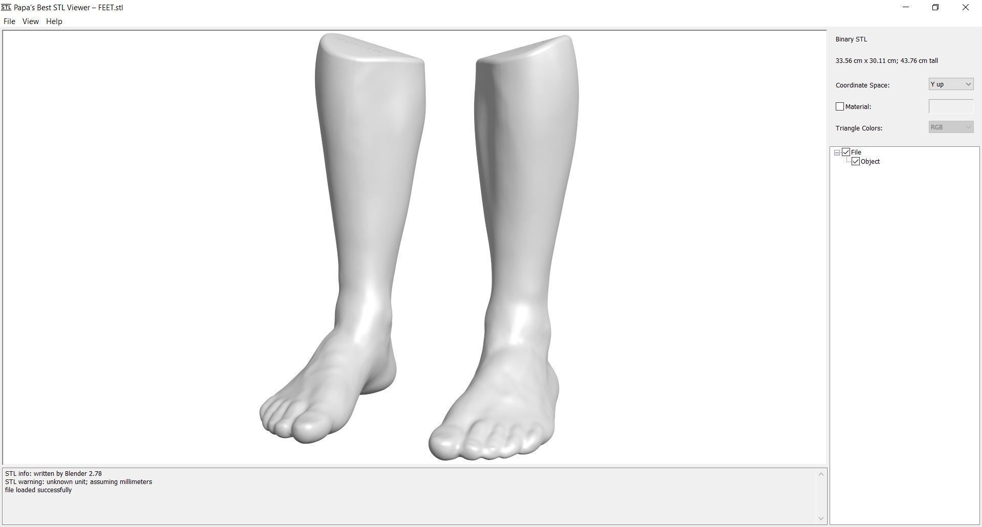 FEET - STL 3D print model_3