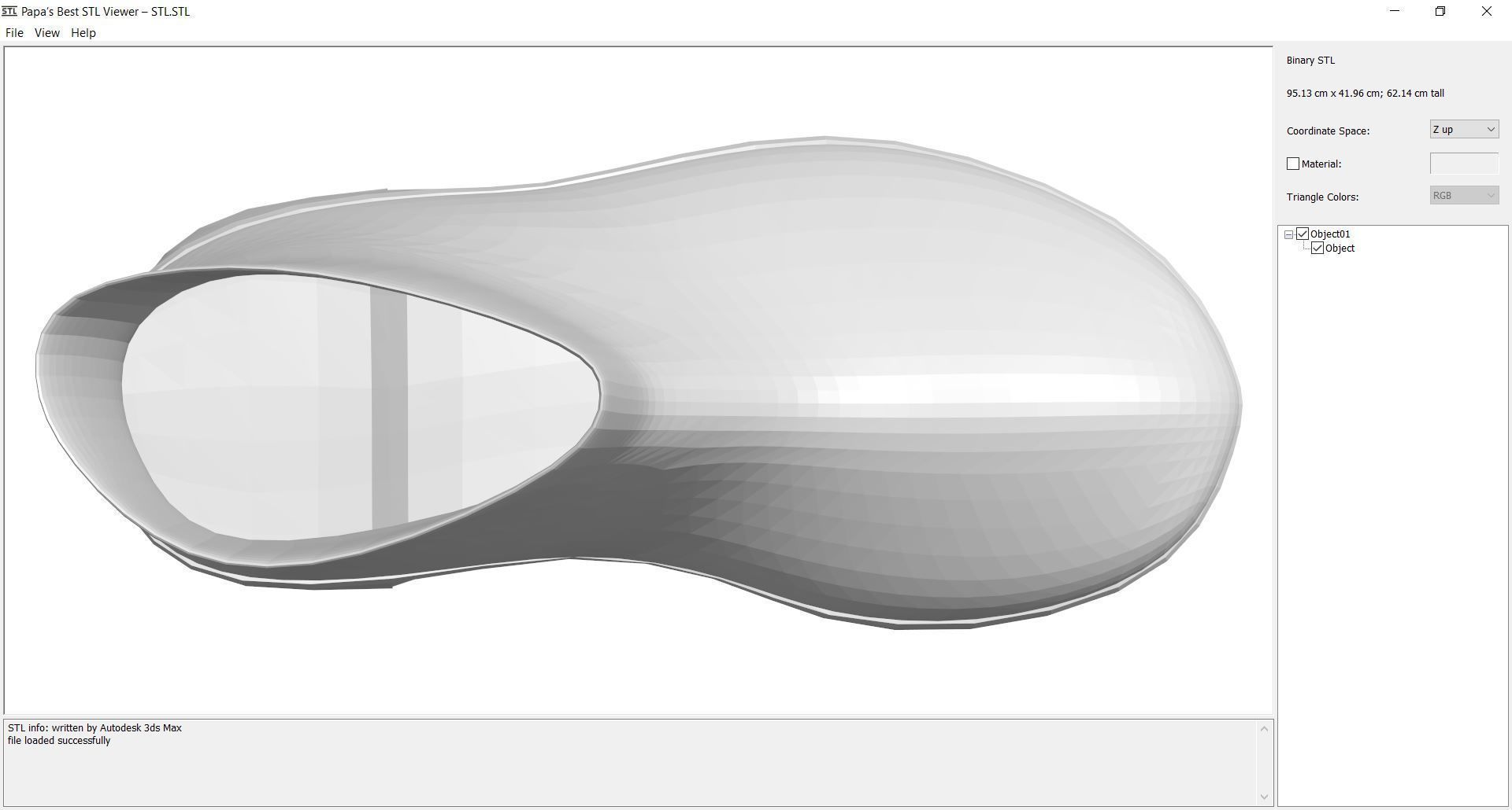 Shoe - STL helmet 3D print model_2
