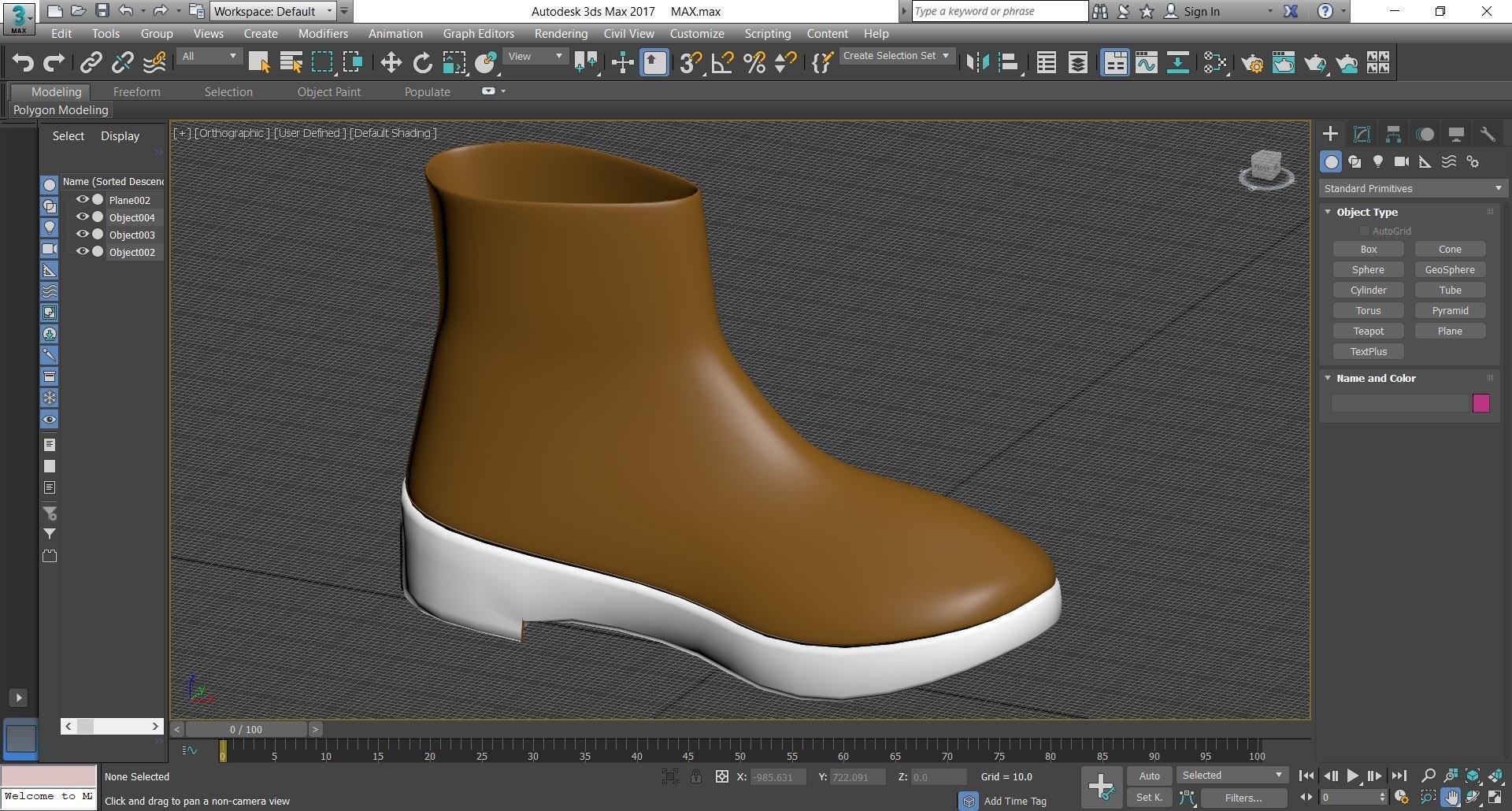 Shoe - STL helmet 3D print model_5