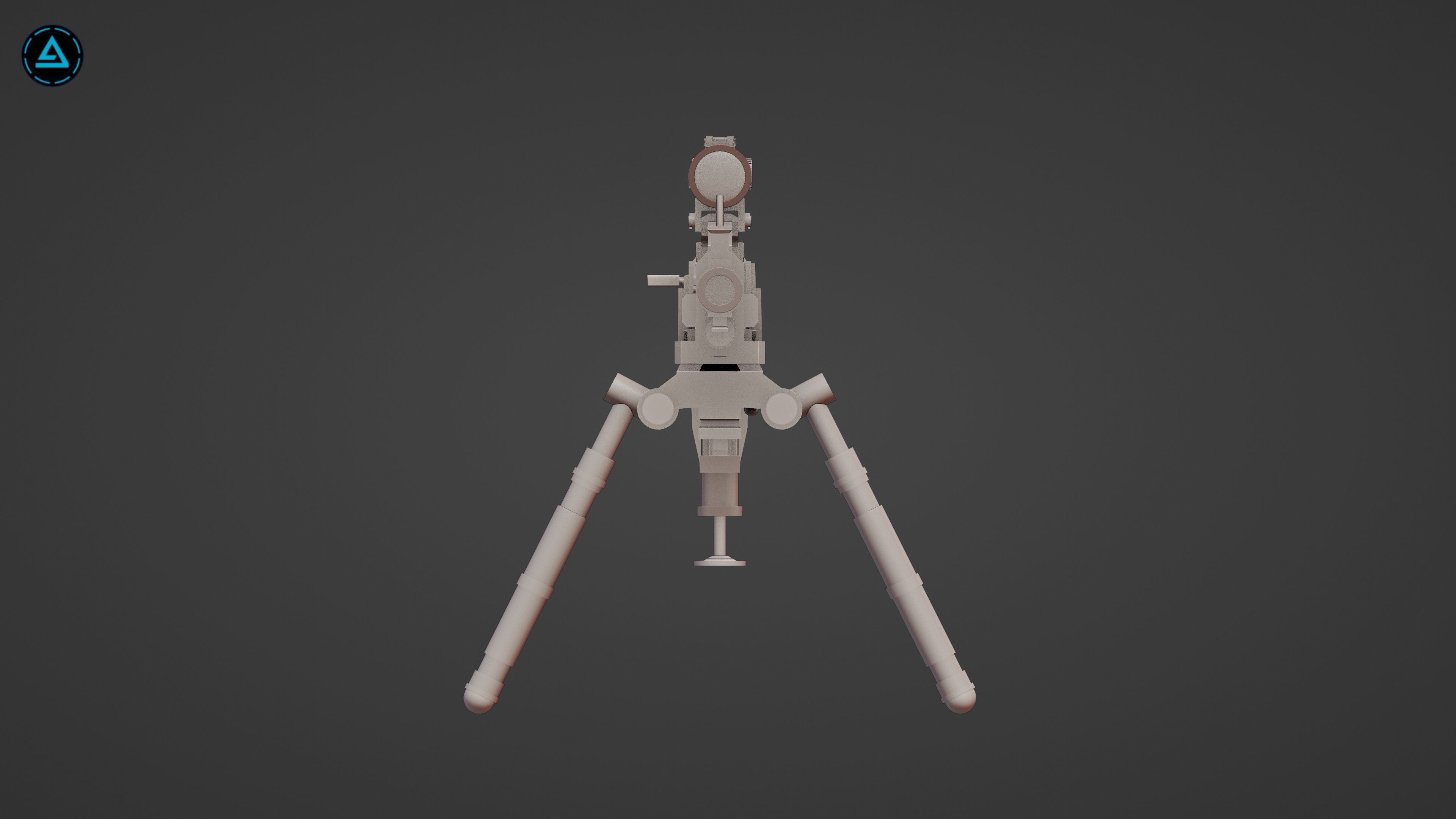 MKS 56X Sniper Rifle Low-poly 3D model_17