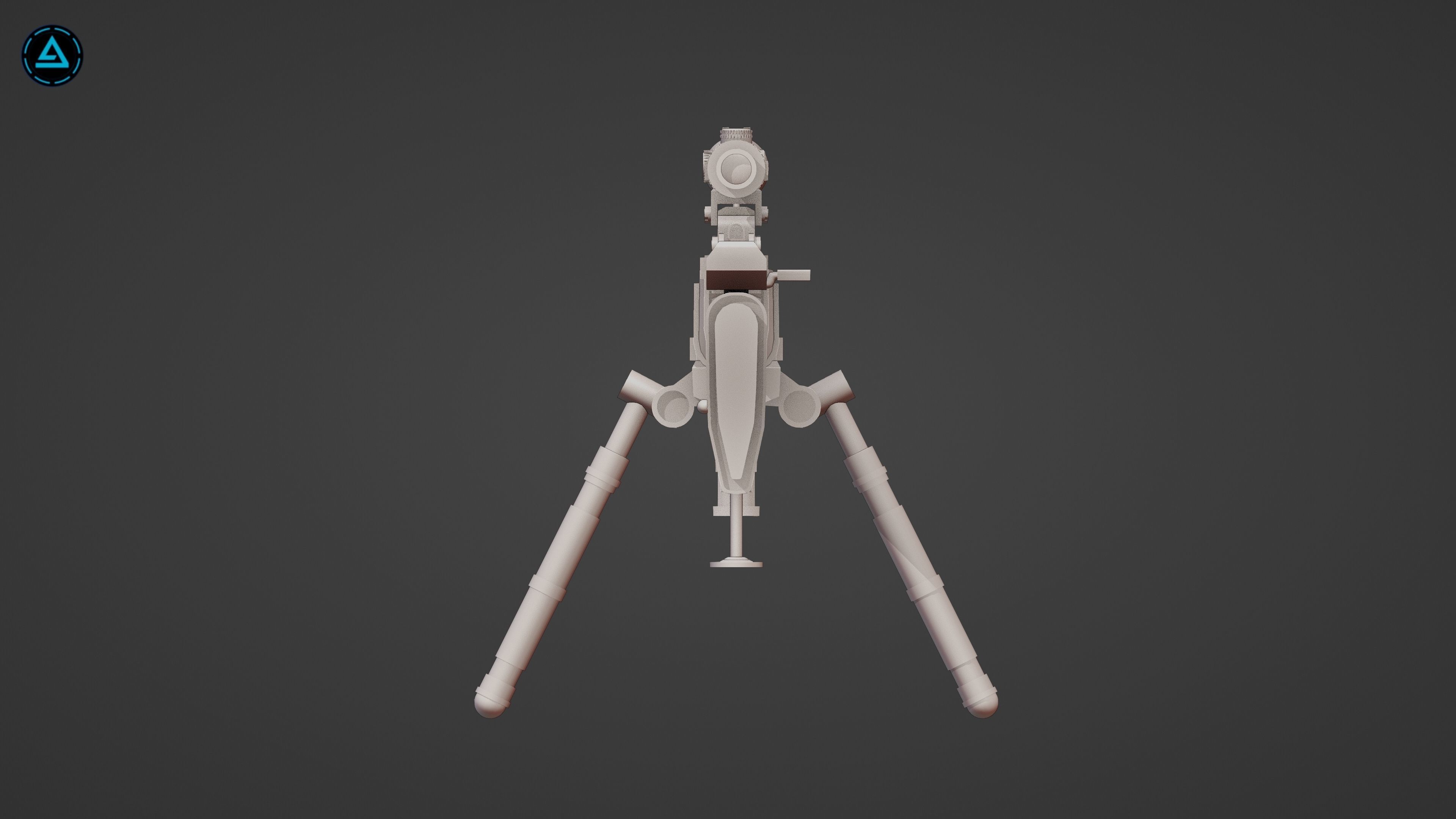 MKS 56X Sniper Rifle Low-poly 3D model_13