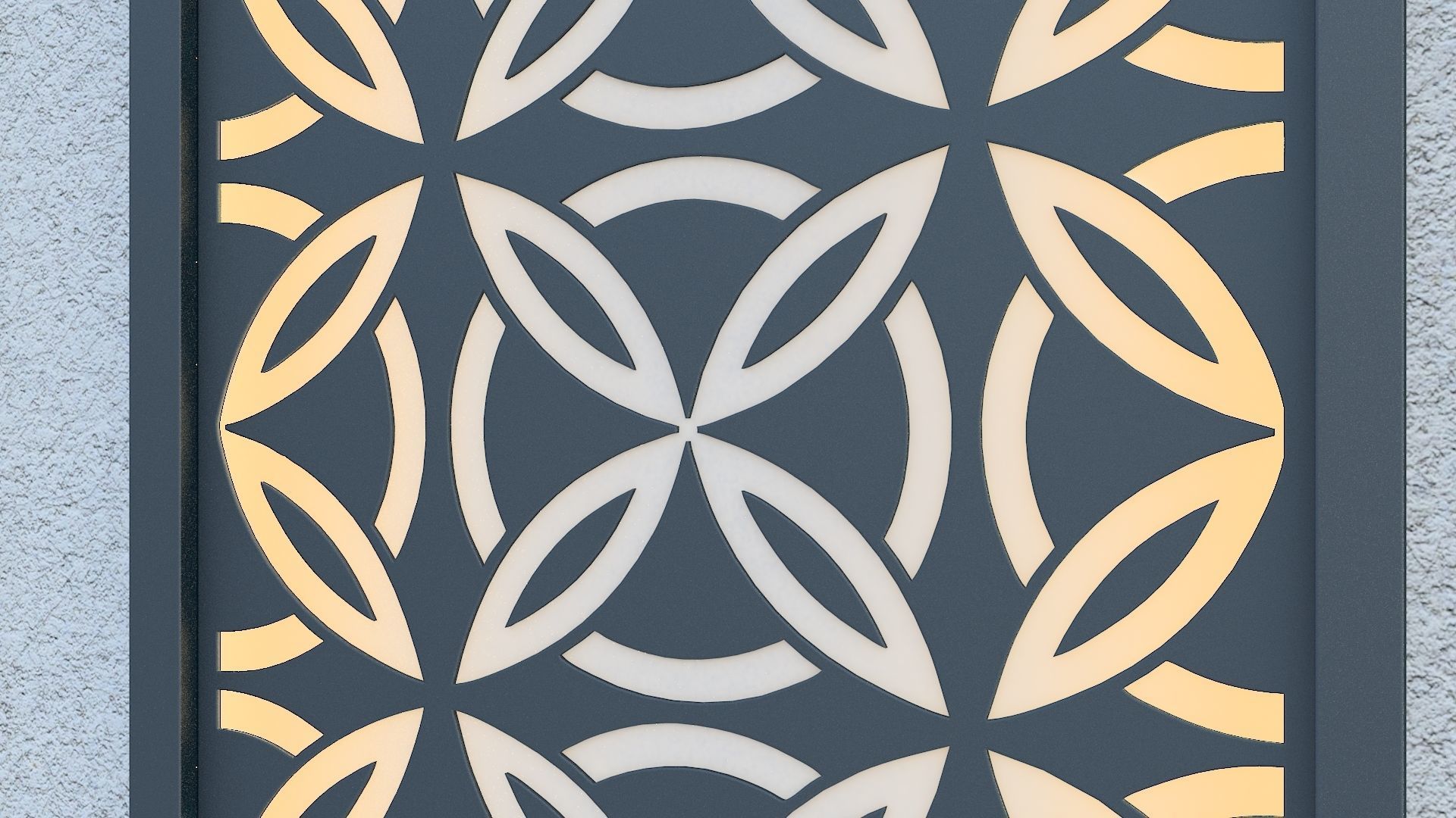 Wall Panel Low-poly 3D model_5