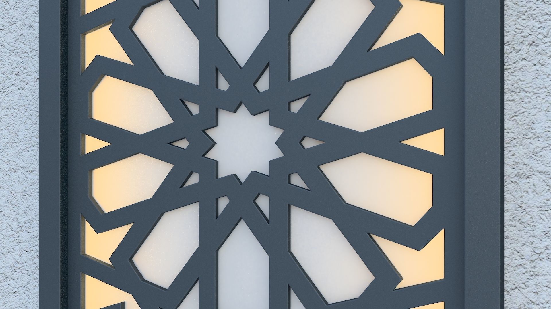 Wall Panel Low-poly 3D model_3