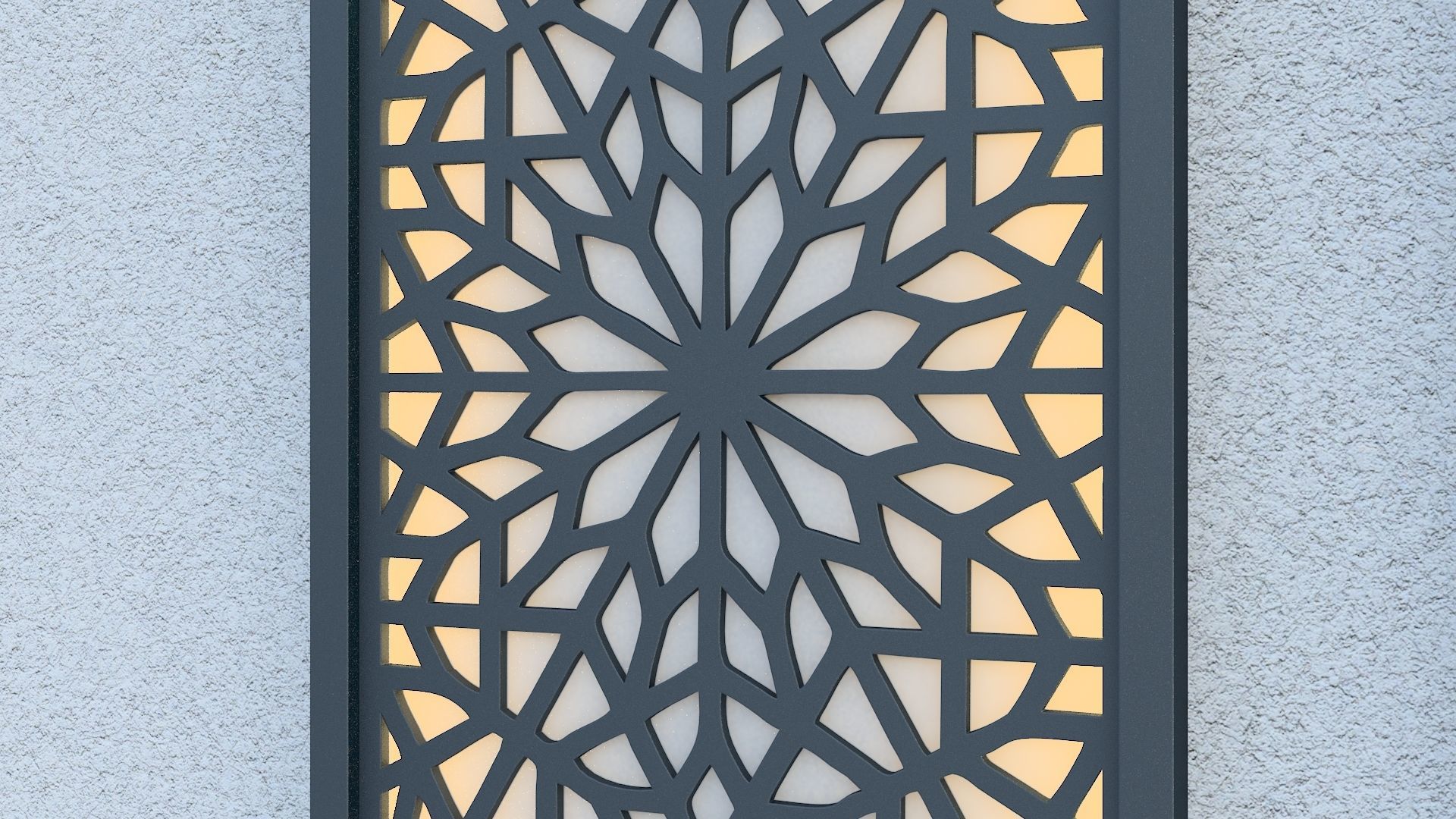Wall Panel Low-poly 3D model_6