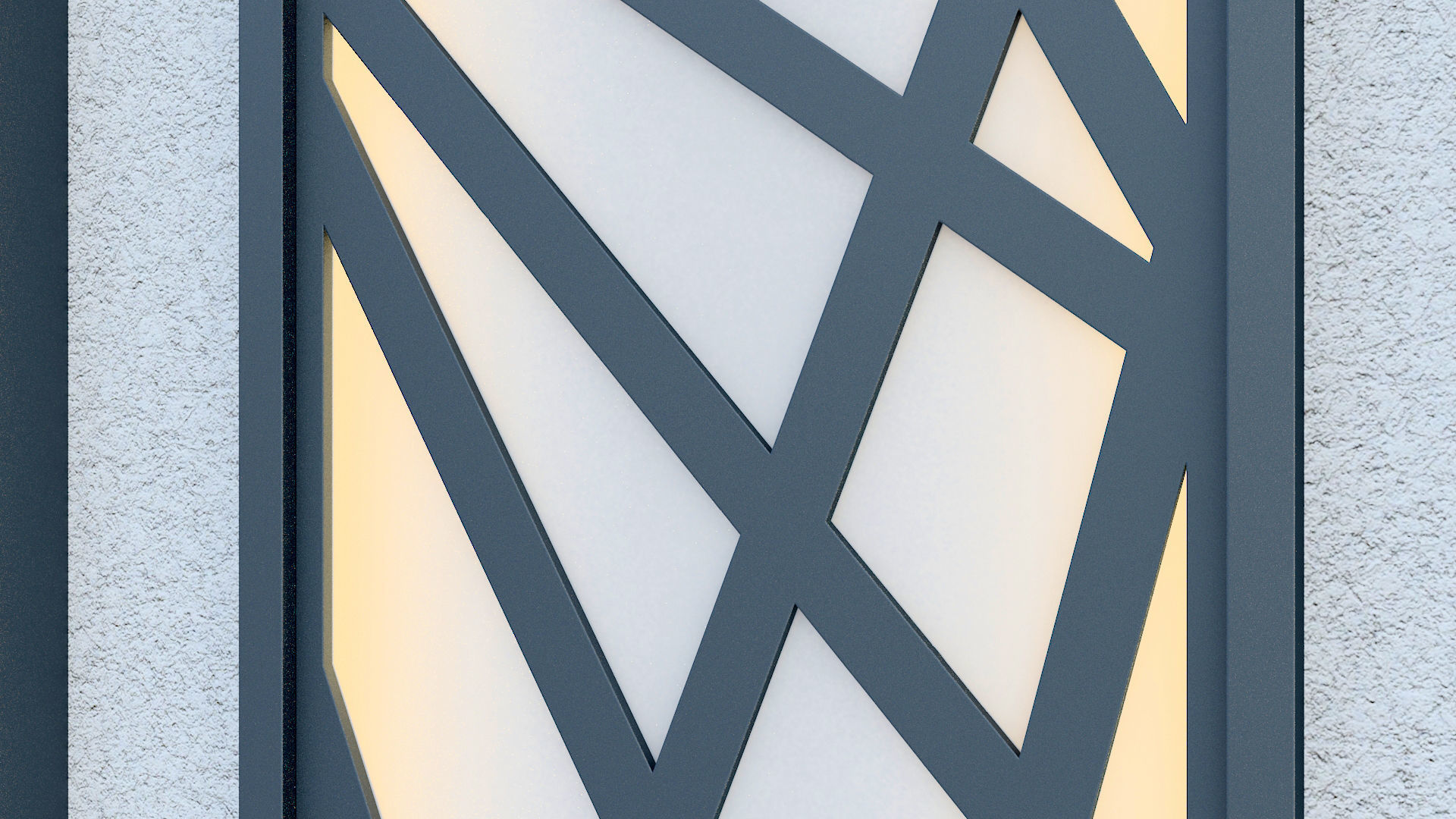 Wall Panel Low-poly 3D model_4