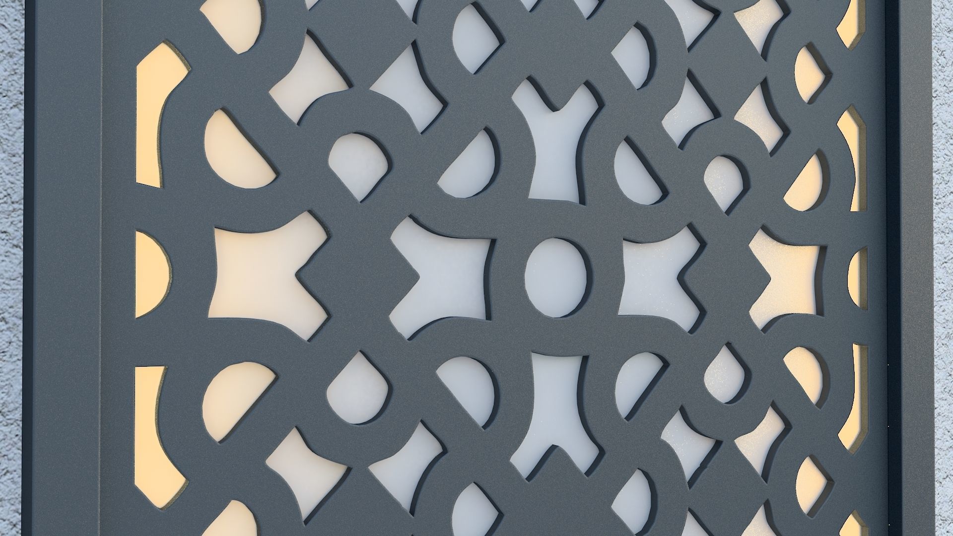 Wall Panel Low-poly 3D model_2