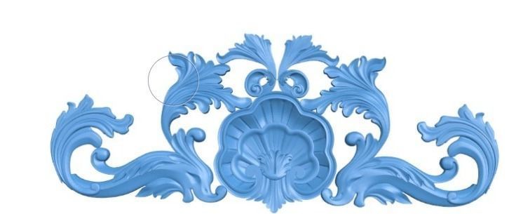 Pattern flowers cnc   3D model_9