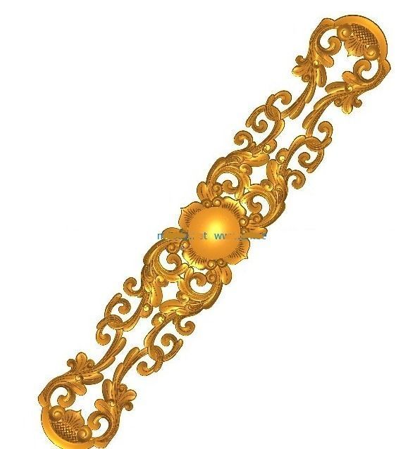 Pattern flowers cnc   3D model_4