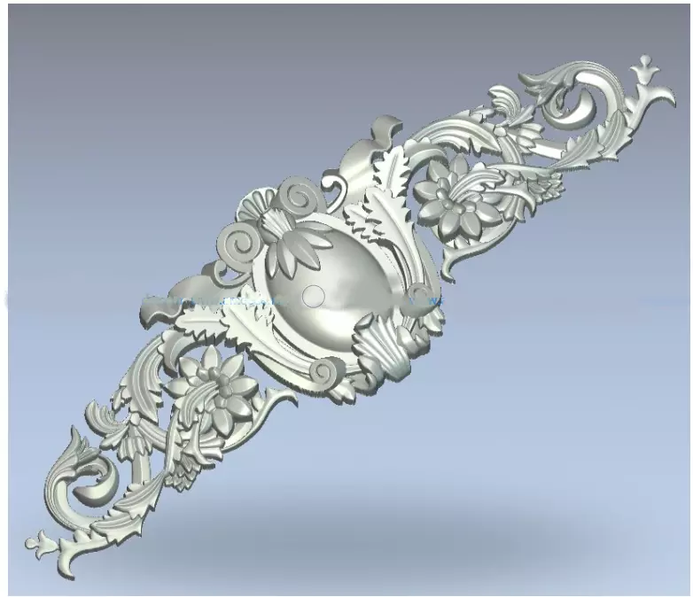 Pattern flowers cnc   3D model_0