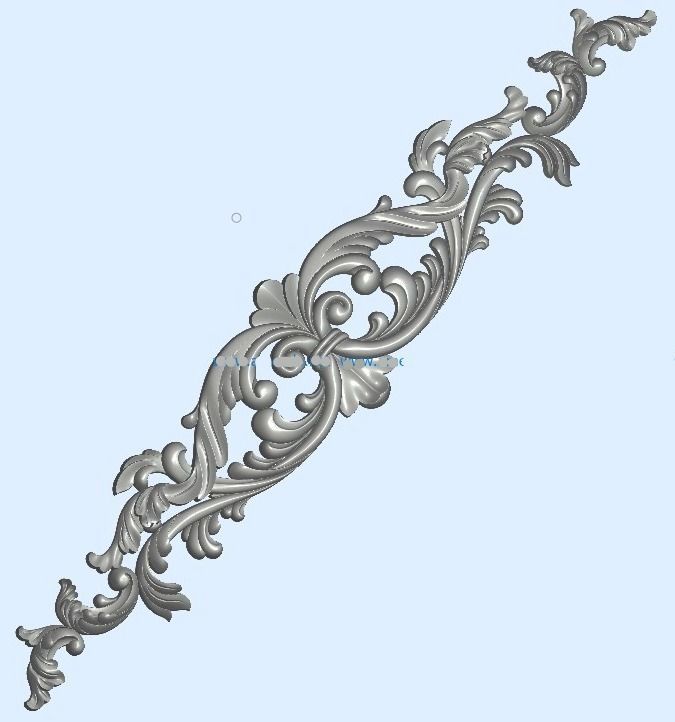 Pattern flowers cnc   3D model_2