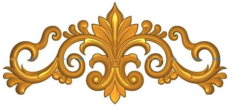 Pattern flowers cnc   3D model_3