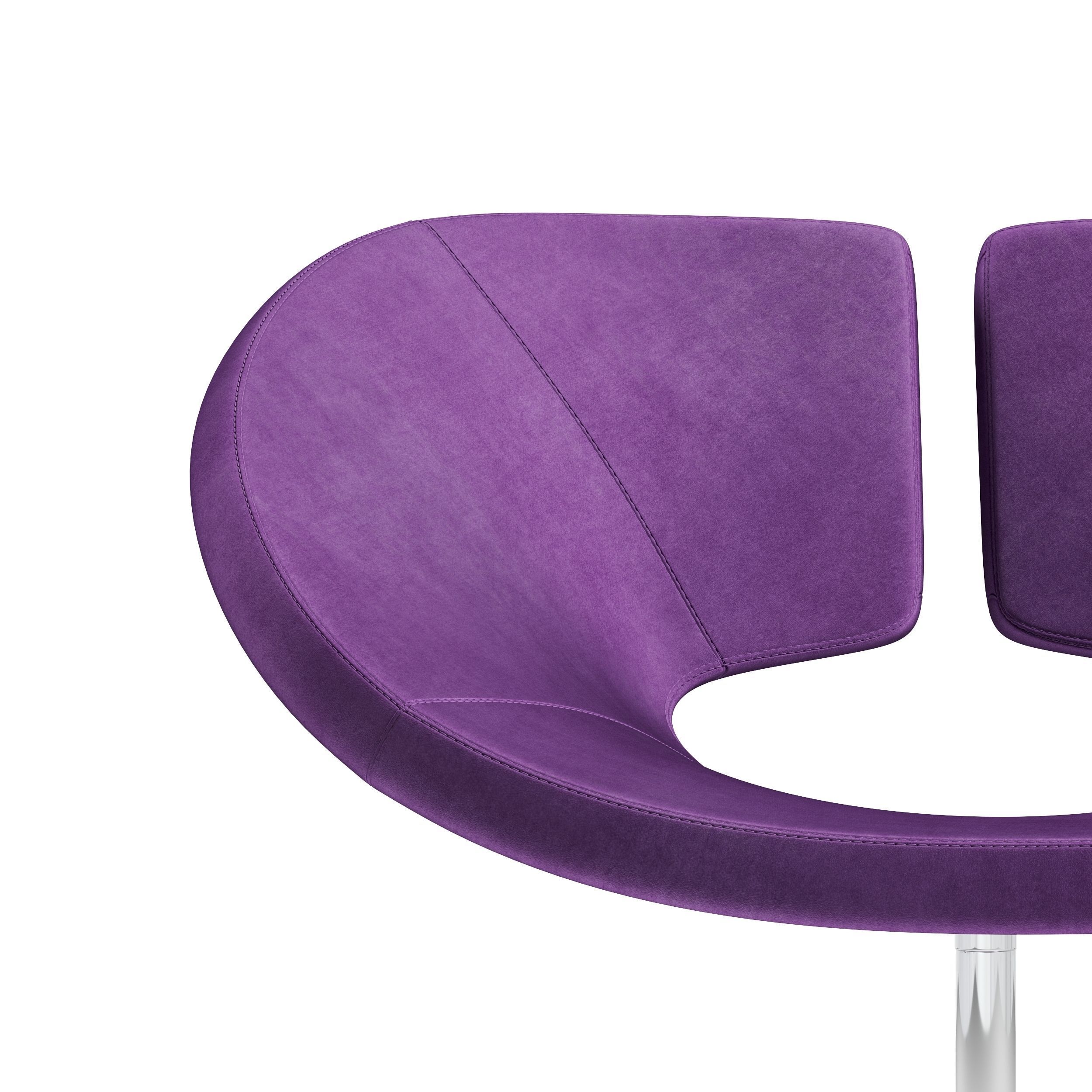 Apollo armchair 3D model_4