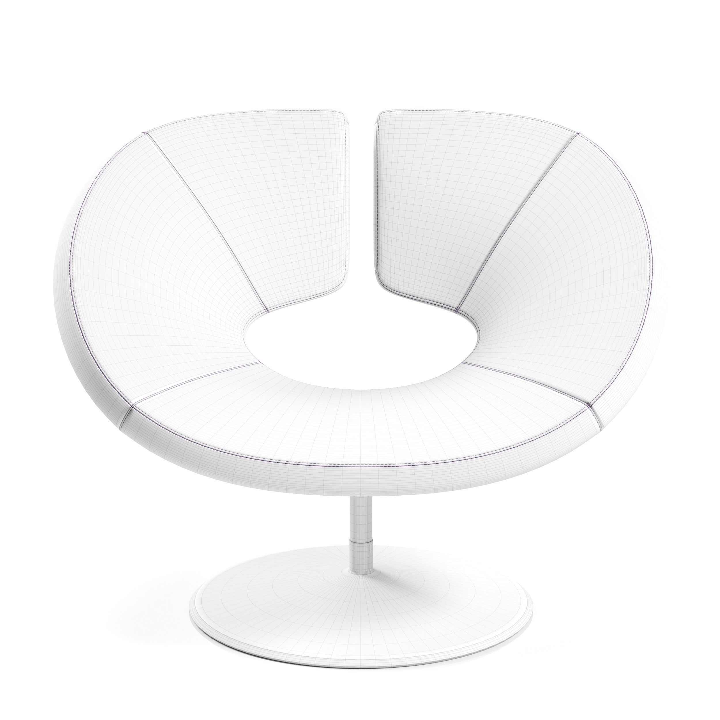 Apollo armchair 3D model_5