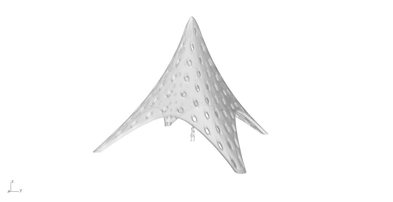 Tent Architectural Stand Alone Building Structure 3D model_39