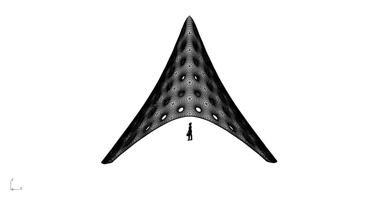 Tent Architectural Stand Alone Building Structure 3D model_22