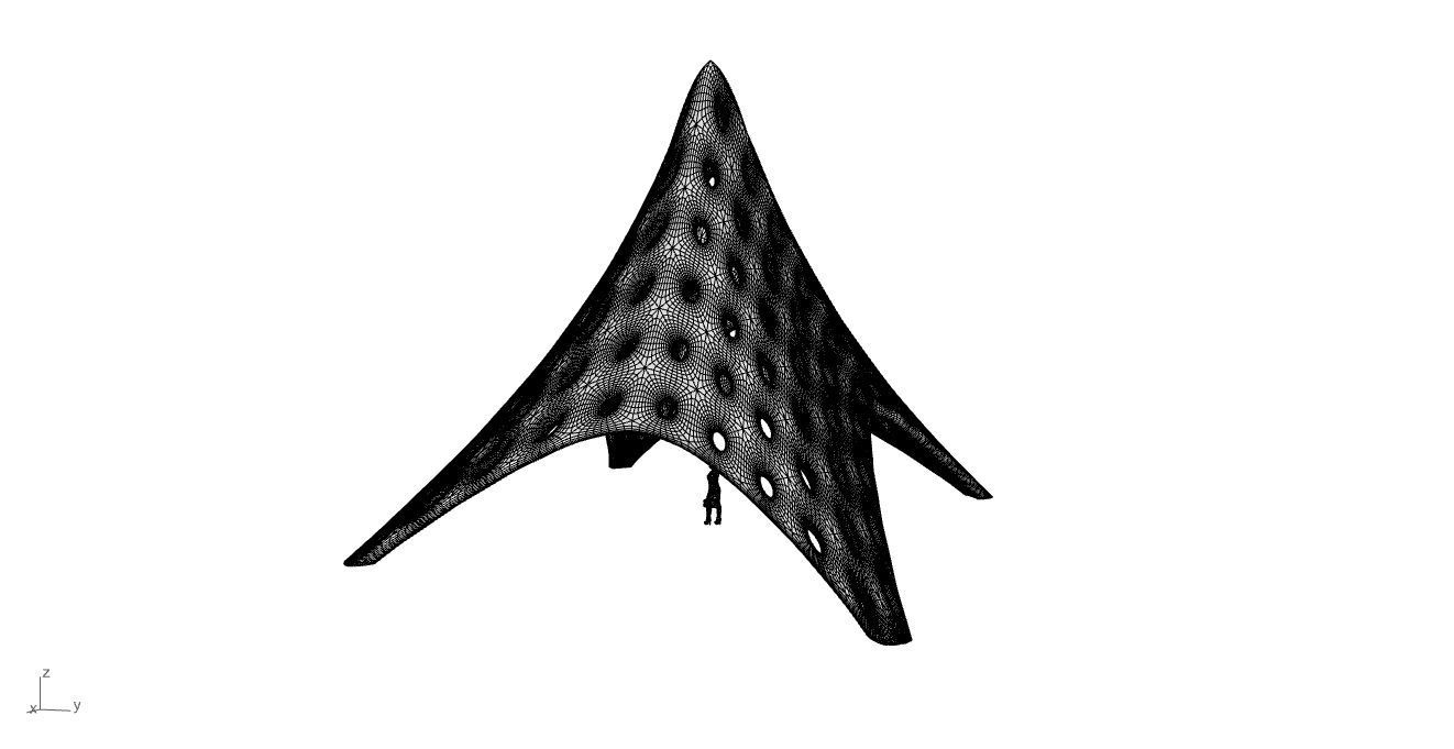 Tent Architectural Stand Alone Building Structure 3D model_23