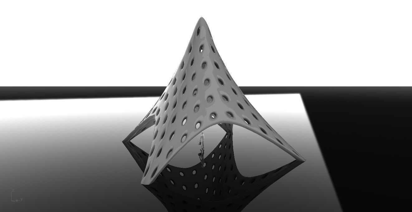 Tent Architectural Stand Alone Building Structure 3D model_5