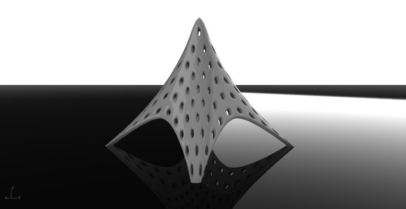 Tent Architectural Stand Alone Building Structure 3D model_8