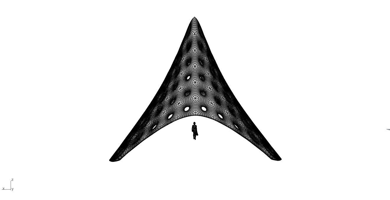 Tent Architectural Stand Alone Building Structure 3D model_26