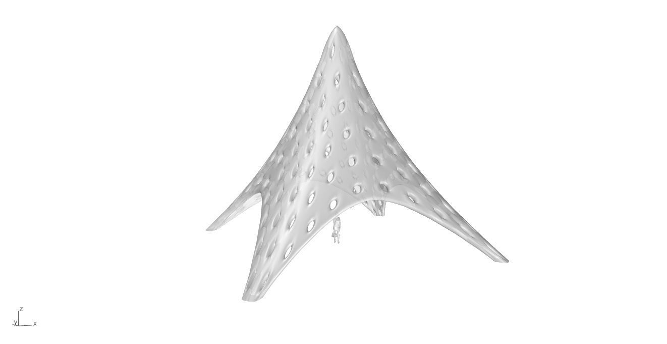 Tent Architectural Stand Alone Building Structure 3D model_49