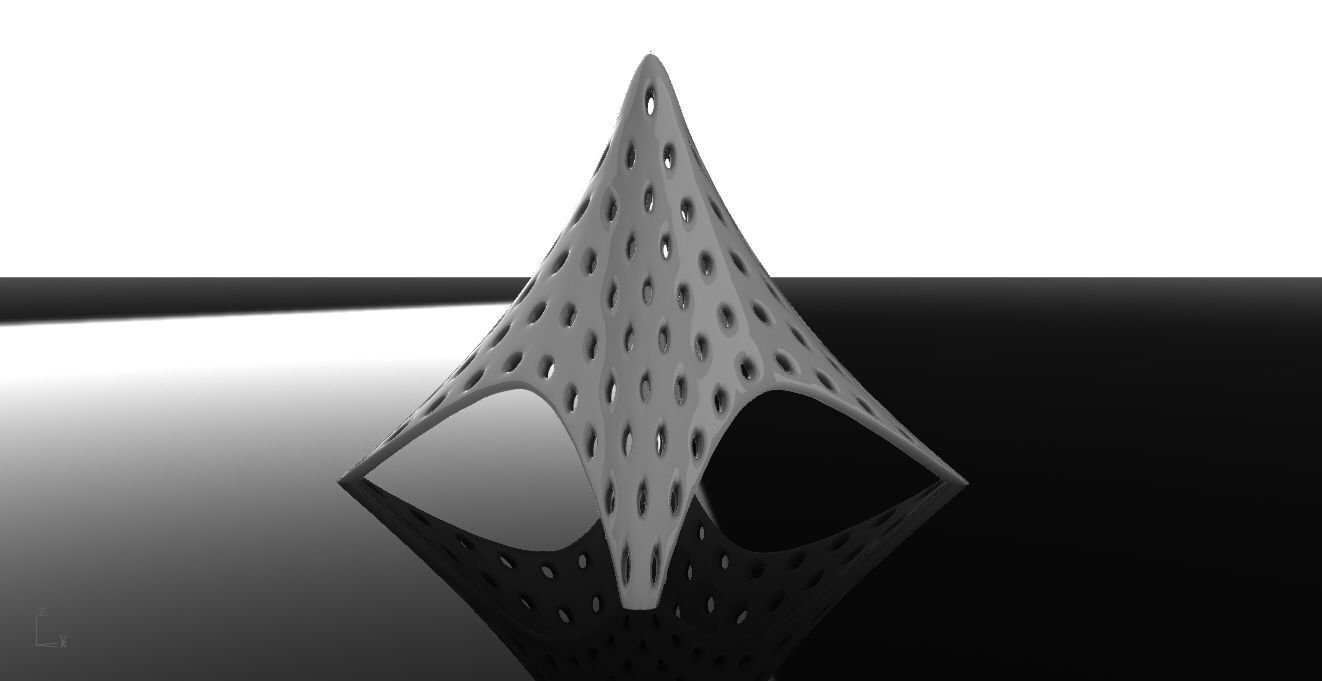 Tent Architectural Stand Alone Building Structure 3D model_4