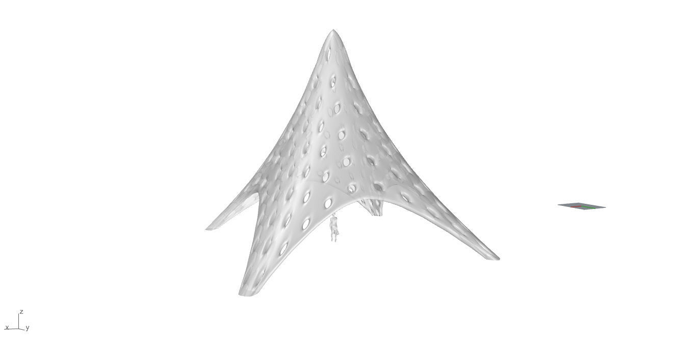 Tent Architectural Stand Alone Building Structure 3D model_41