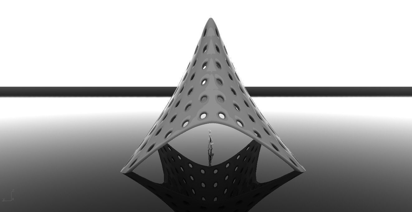 Tent Architectural Stand Alone Building Structure 3D model_14