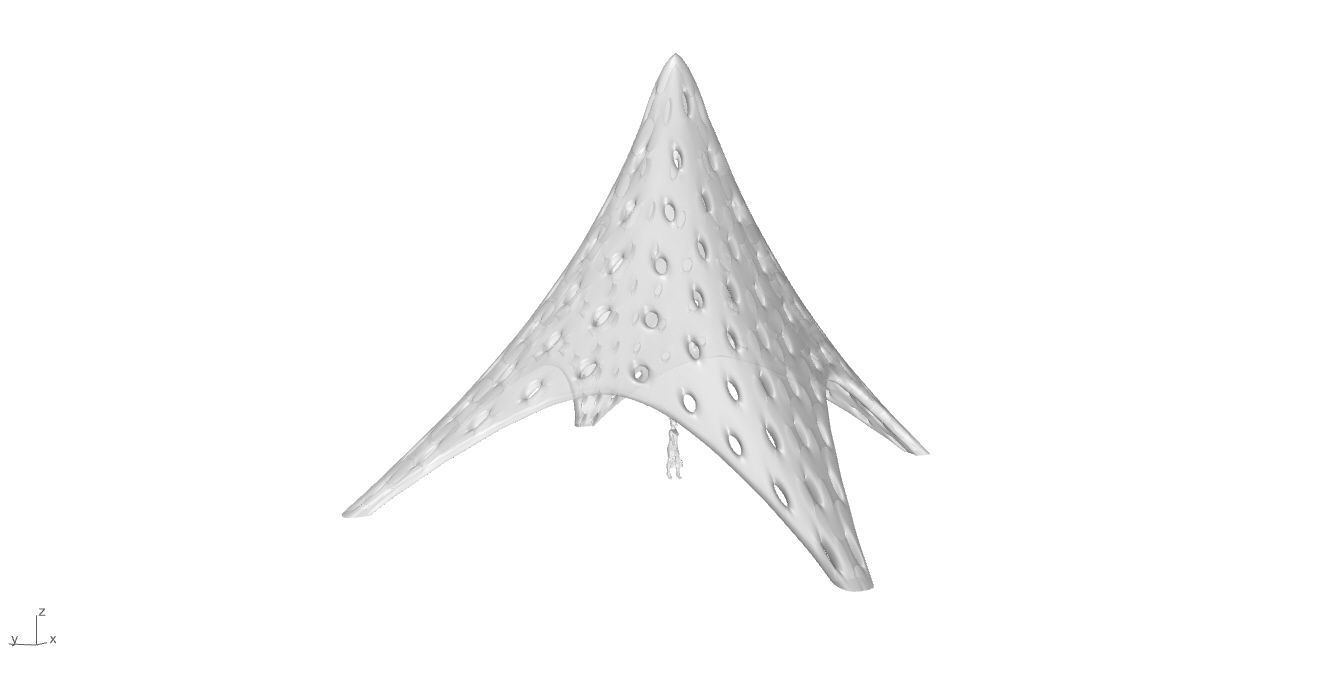 Tent Architectural Stand Alone Building Structure 3D model_47