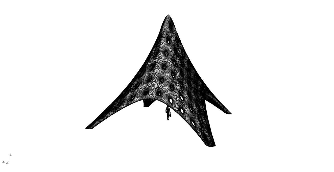 Tent Architectural Stand Alone Building Structure 3D model_27