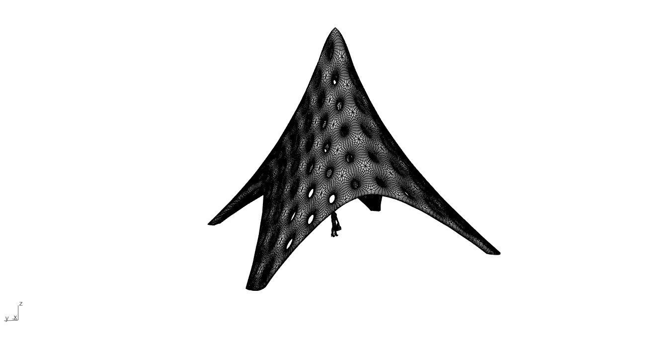 Tent Architectural Stand Alone Building Structure 3D model_29