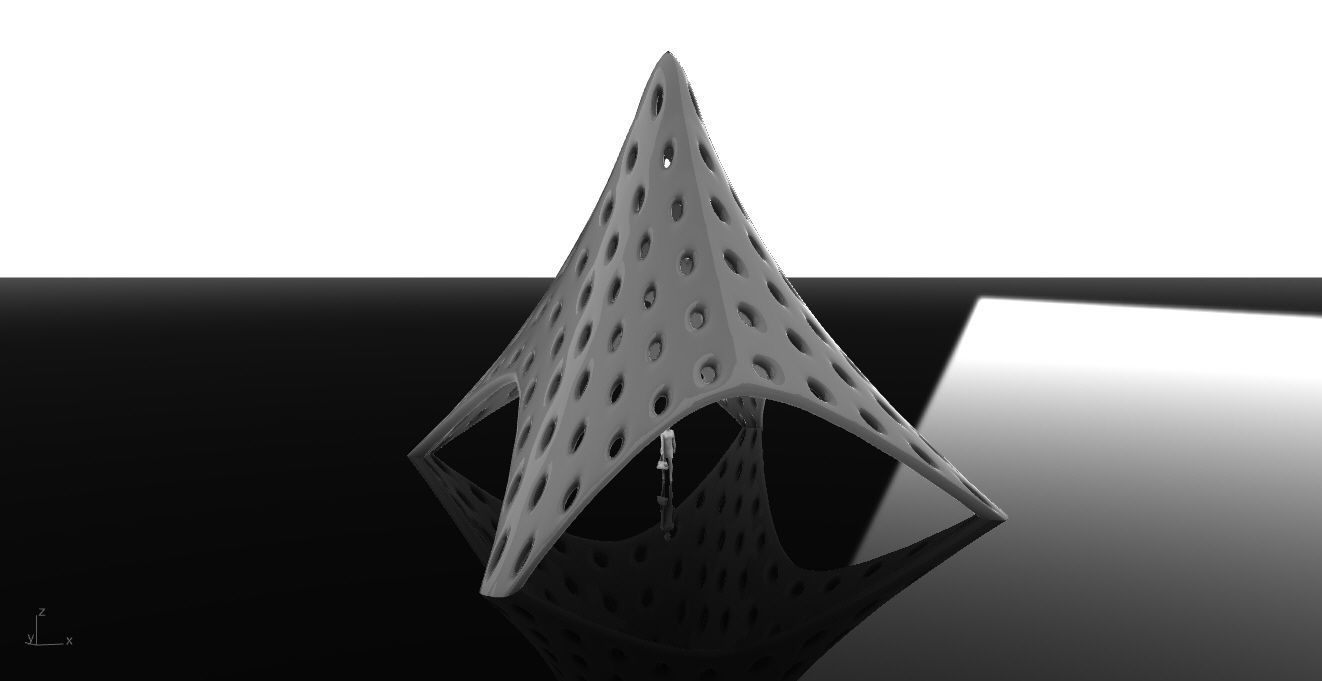 Tent Architectural Stand Alone Building Structure 3D model_17