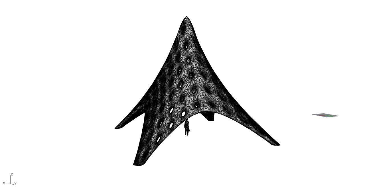 Tent Architectural Stand Alone Building Structure 3D model_25