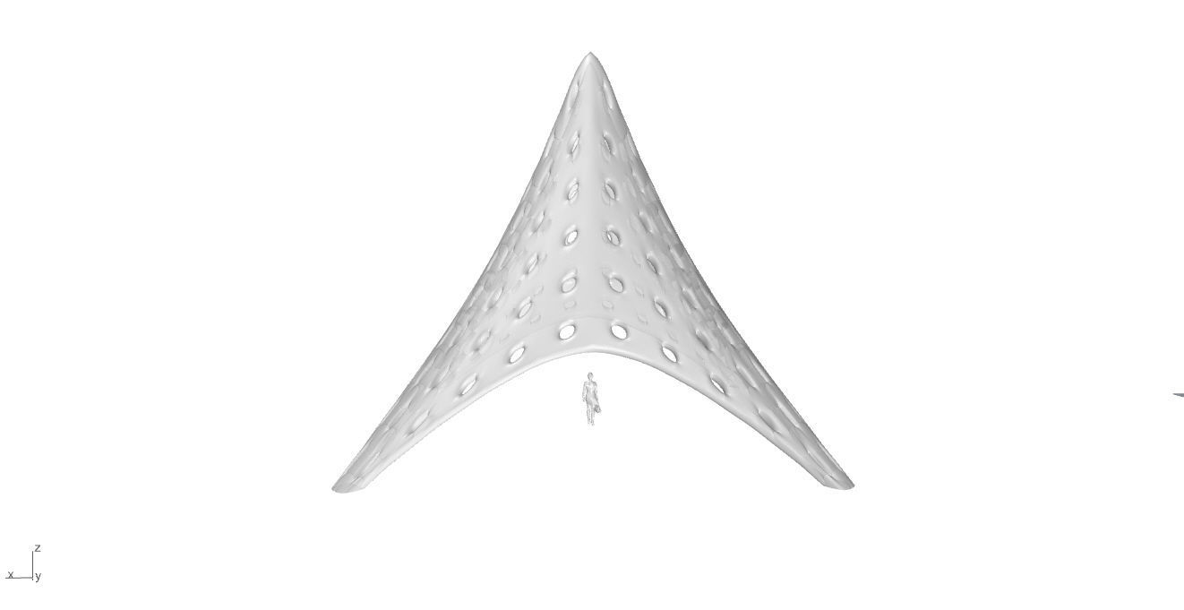 Tent Architectural Stand Alone Building Structure 3D model_42