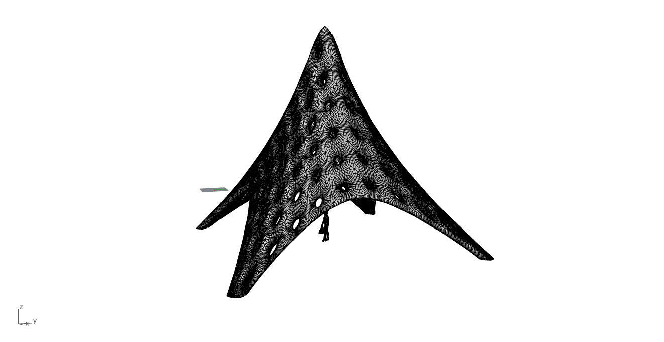 Tent Architectural Stand Alone Building Structure 3D model_21