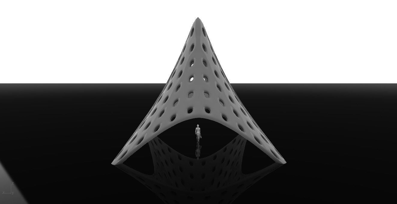 Tent Architectural Stand Alone Building Structure 3D model_10