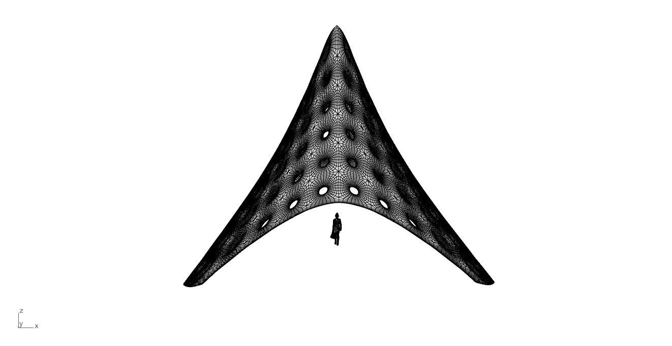 Tent Architectural Stand Alone Building Structure 3D model_18