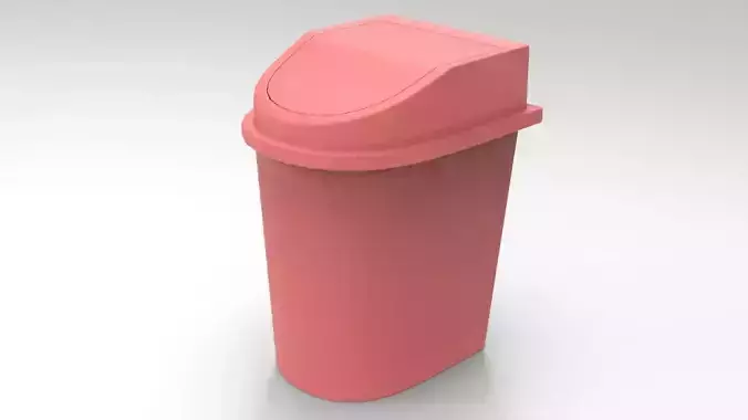 Bin 3D Model trash can