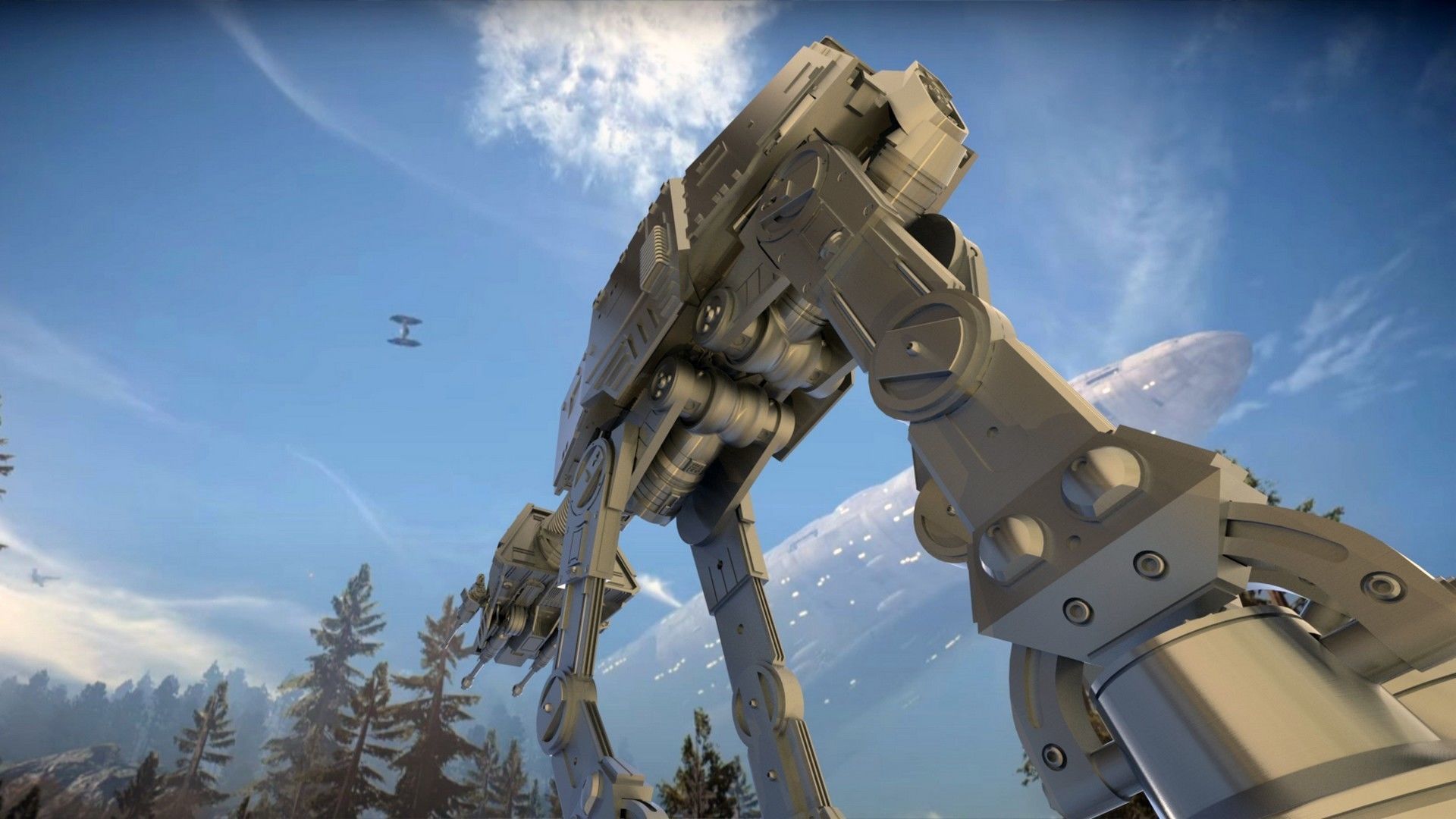 STAR WARS AT-AT IMPERIAL WALKER PRINTABLE WITH INSTRUCTIONS 3D print model_1