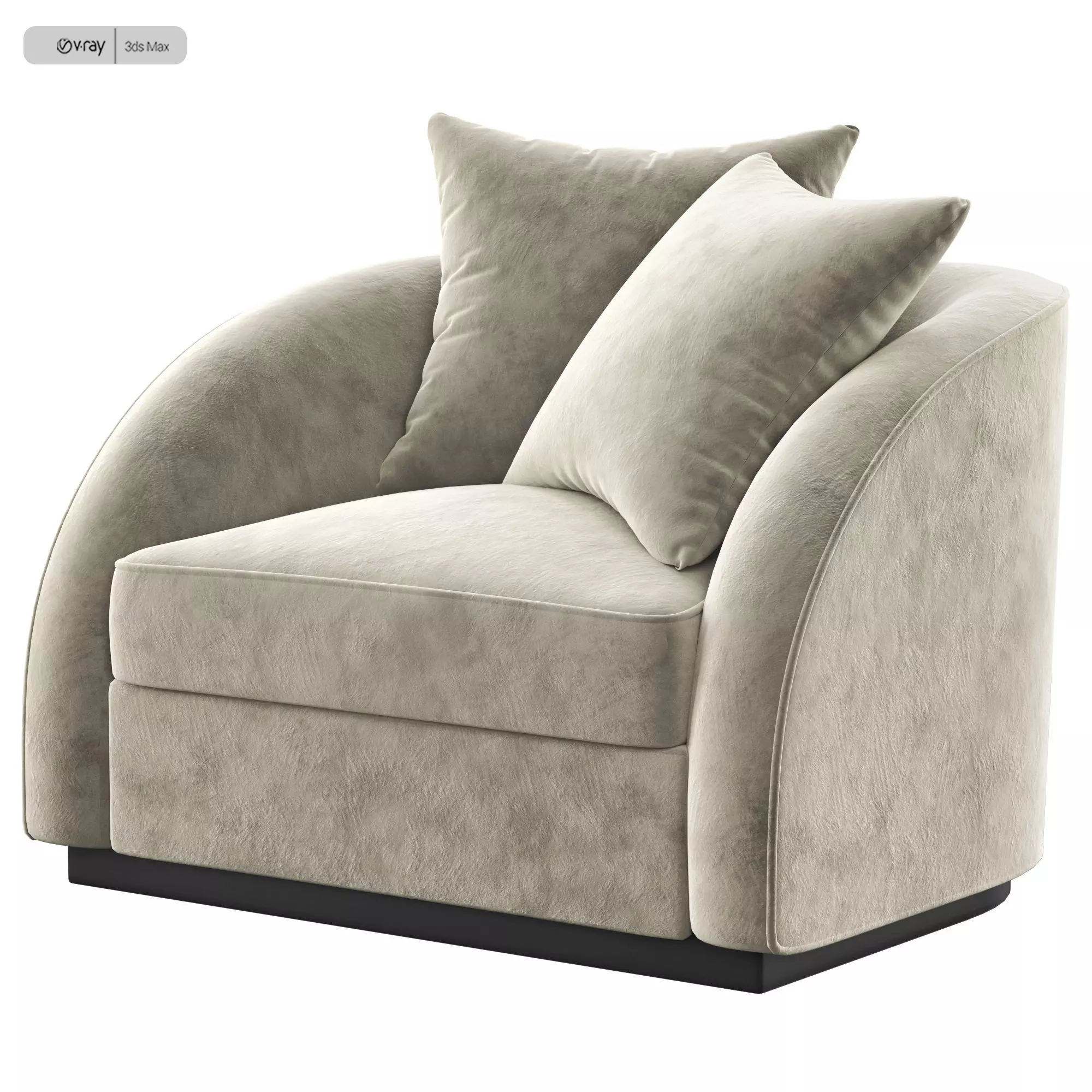 CHAIR LES PALMIERS 3D model