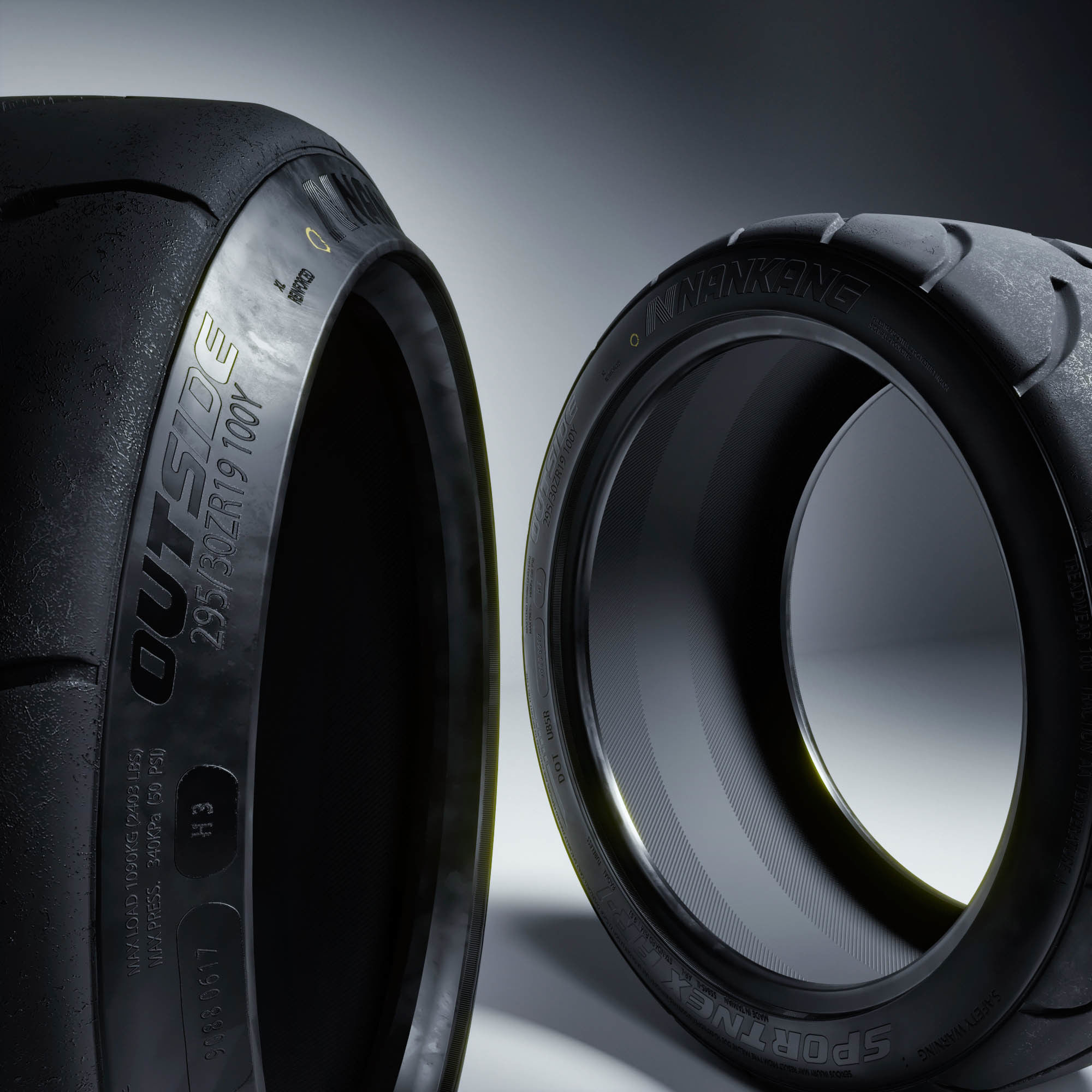 NANKANG TIRES - AR1  Low-poly 3D model_8