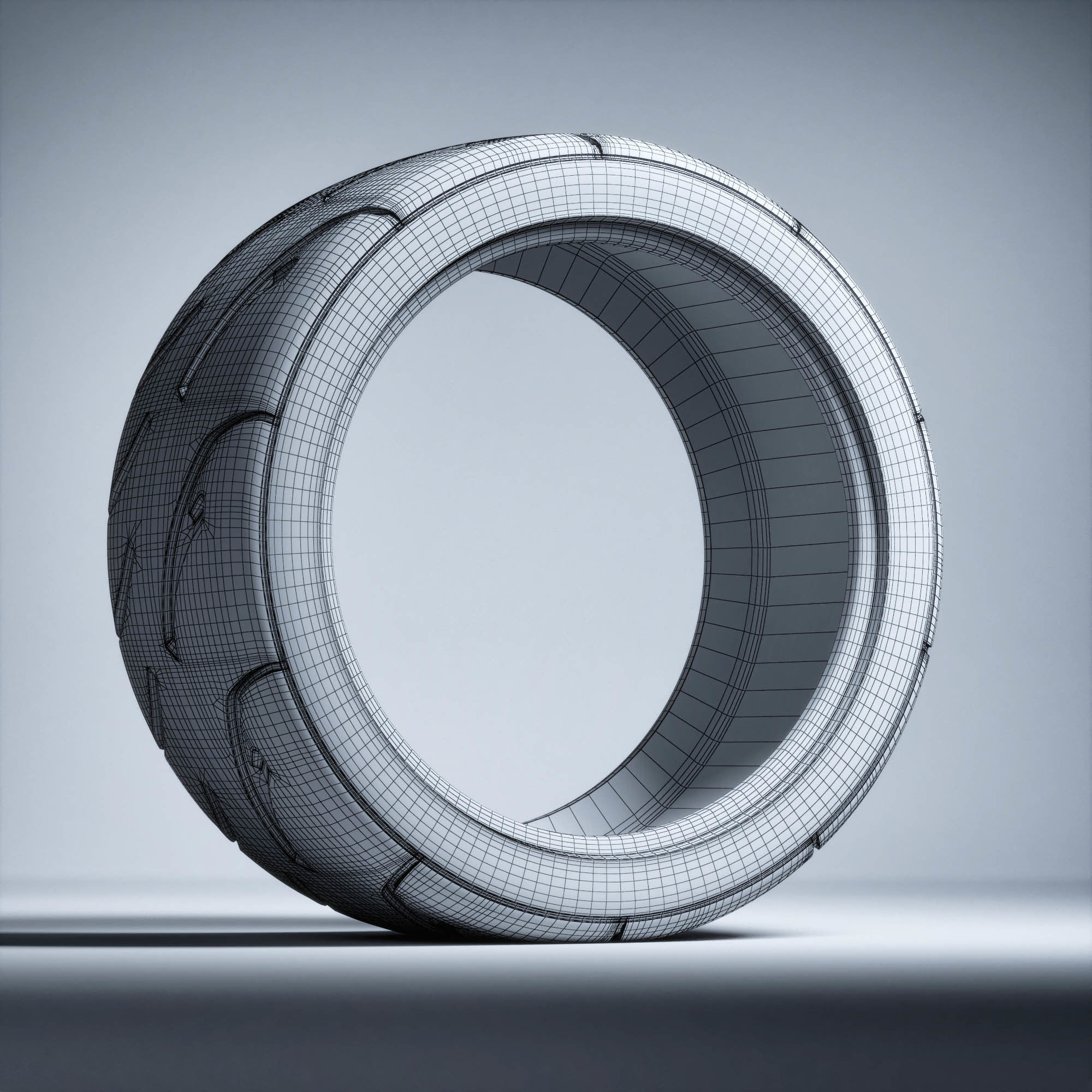 NANKANG TIRES - AR1  Low-poly 3D model_2