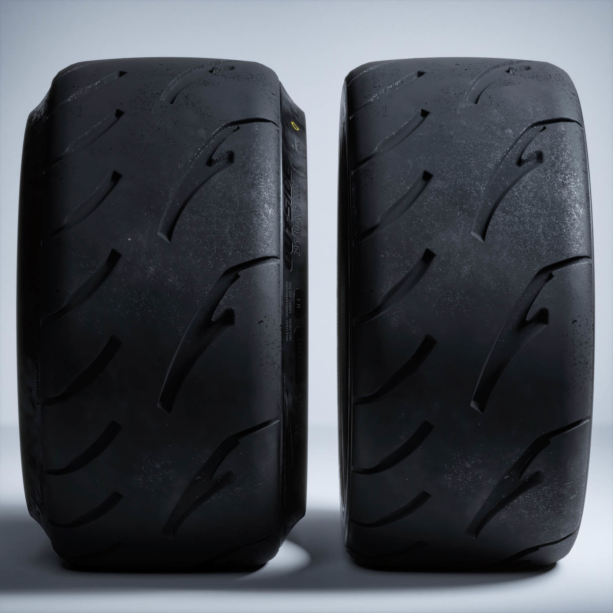 NANKANG TIRES - AR1  Low-poly 3D model_5
