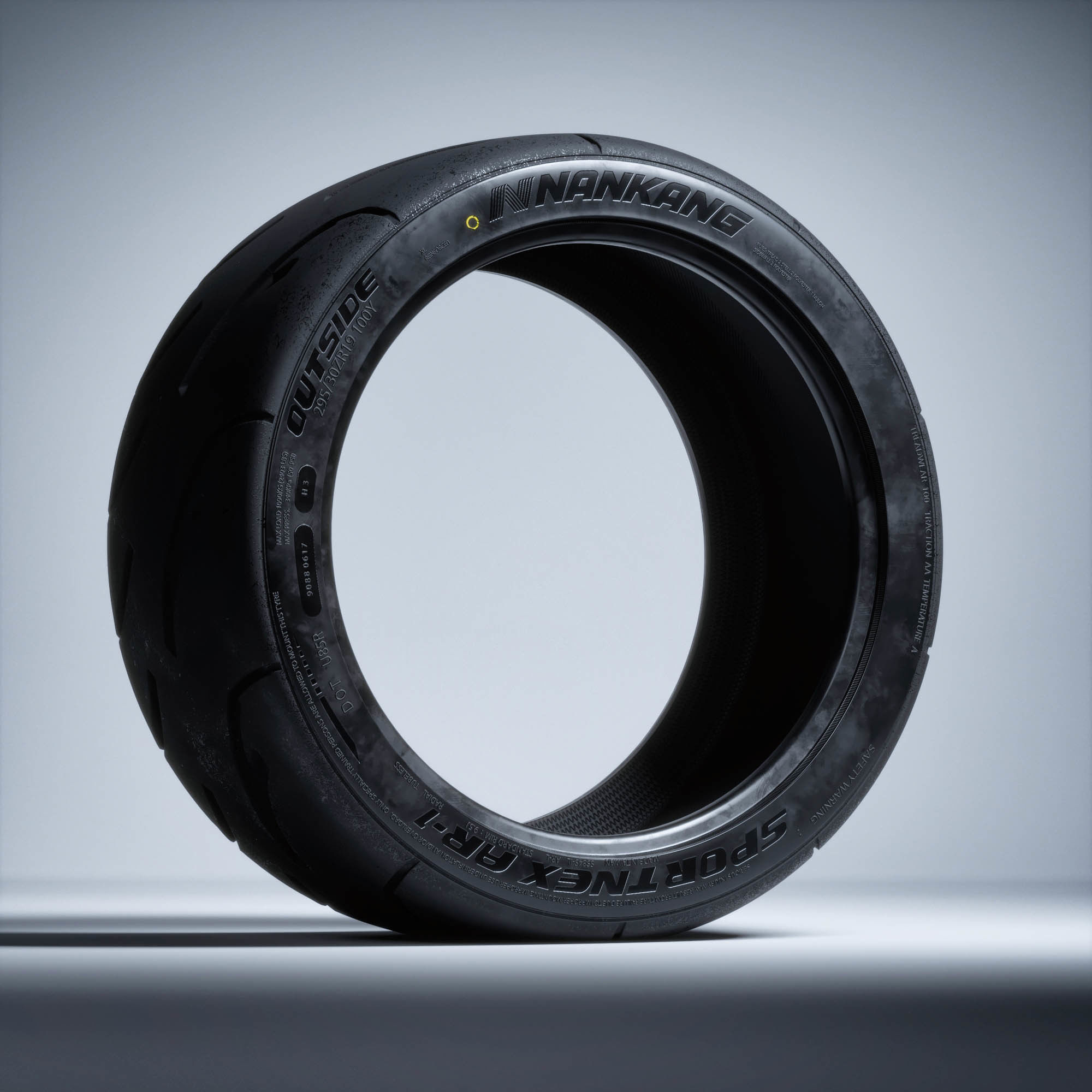 NANKANG TIRES - AR1  Low-poly 3D model_1