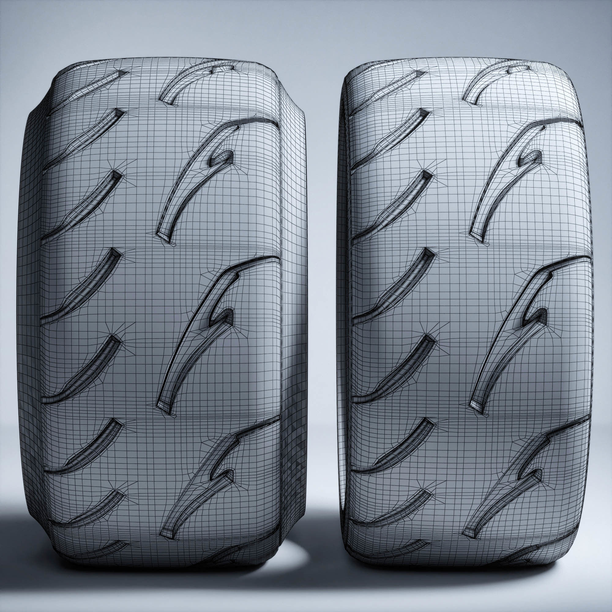 NANKANG TIRES - AR1  Low-poly 3D model_6