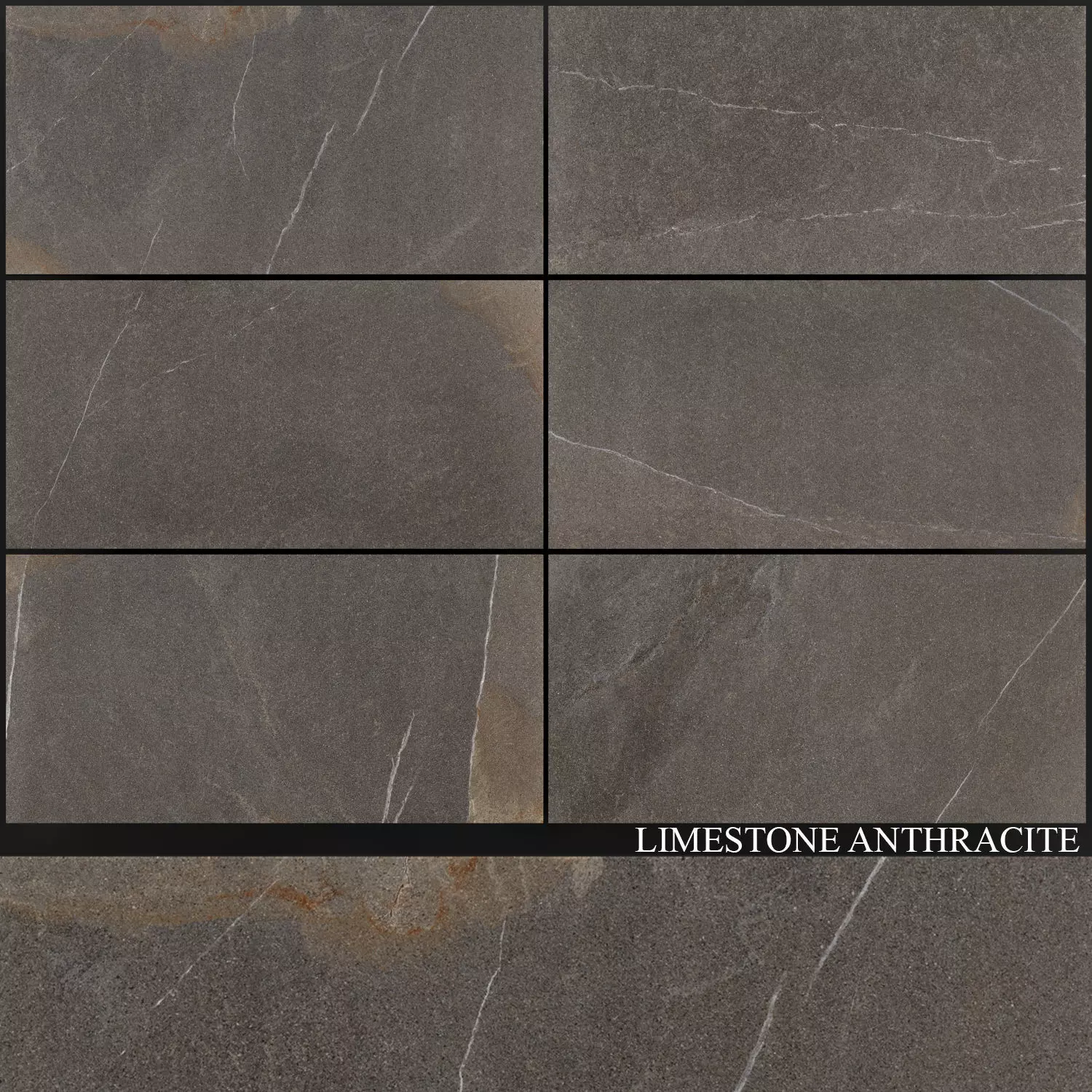 Yurtbay Seramik Limestone Anthracite 3D model_0